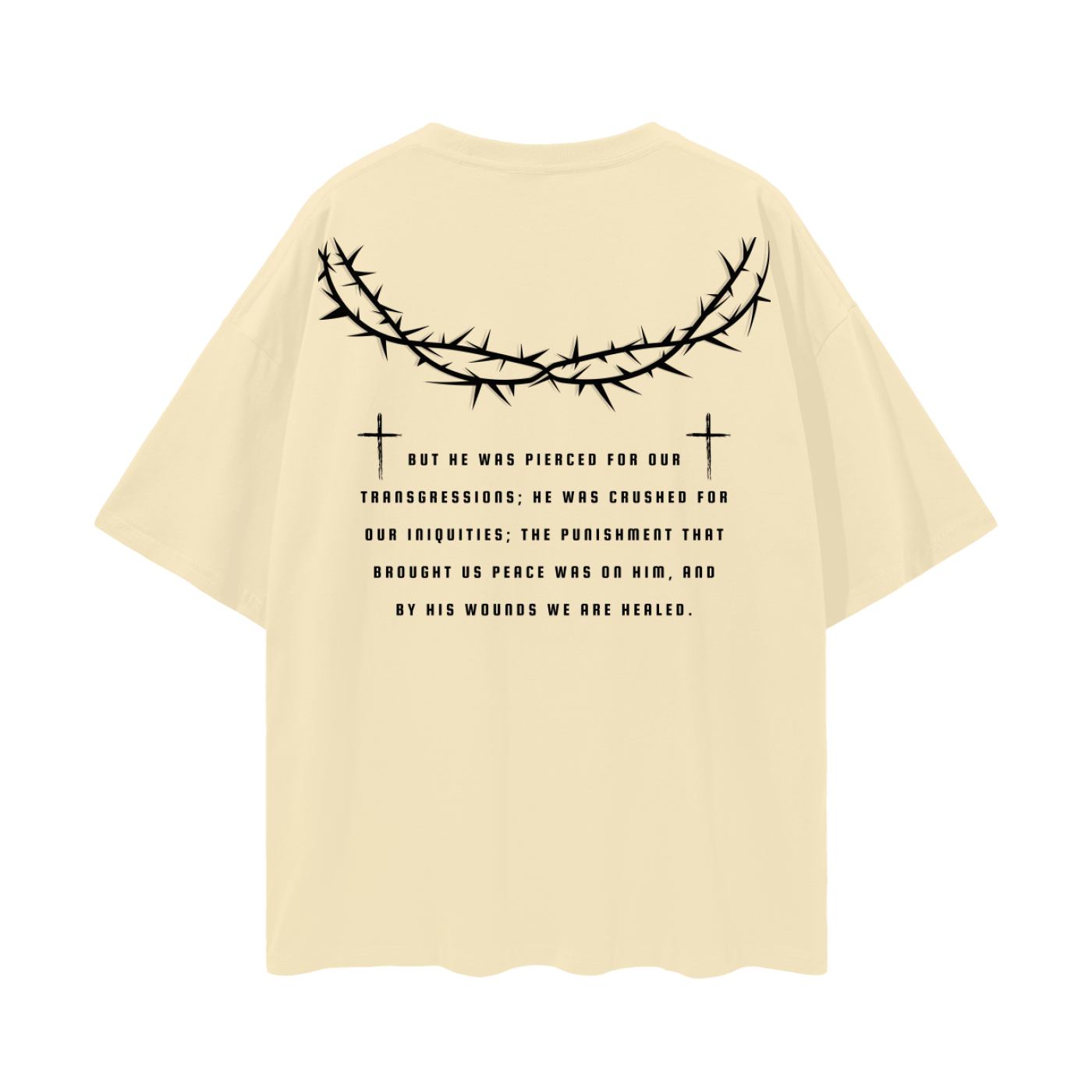 Isaiah 53:5 Oversize Drop-shoulder T-shirt