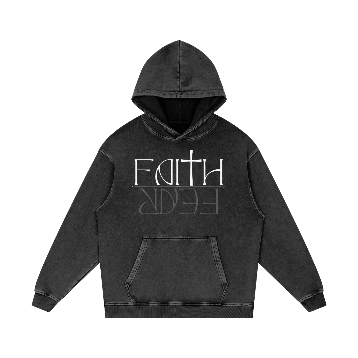Faith over Fear Oversize Hoodie