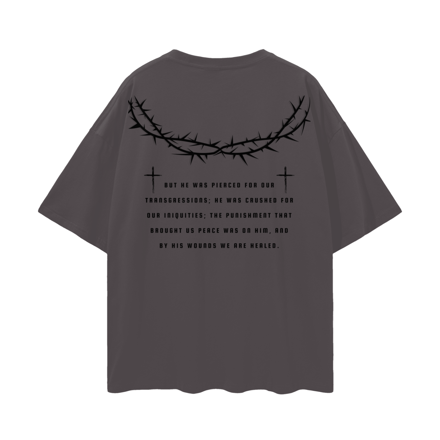 Isaiah 53:5 Oversize Drop-shoulder T-shirt