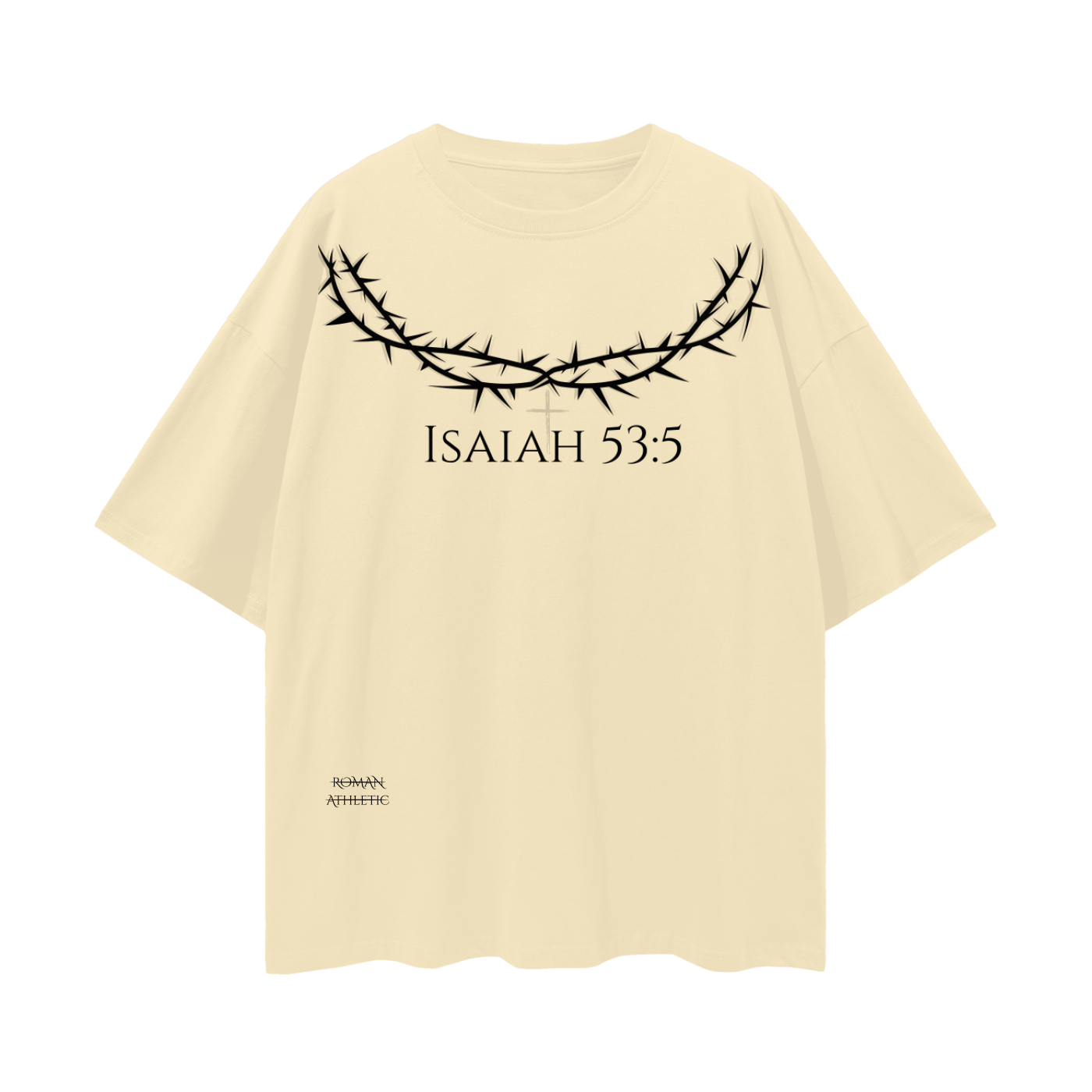 Isaiah 53:5 Oversize Drop-shoulder T-shirt