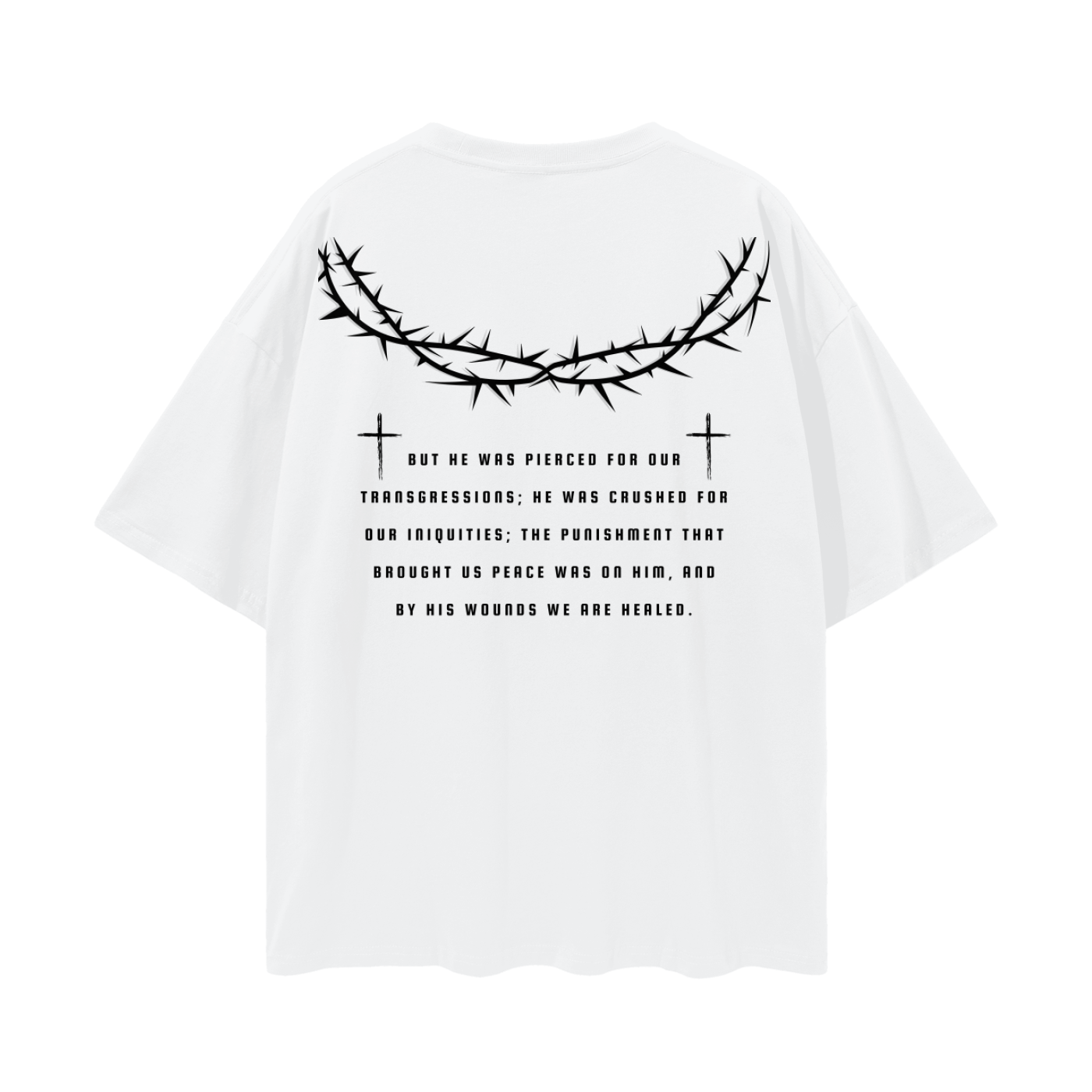 Isaiah 53:5 Oversize Drop-shoulder T-shirt