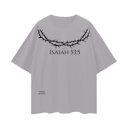 Isaiah 53:5 Oversize Drop-shoulder T-shirt