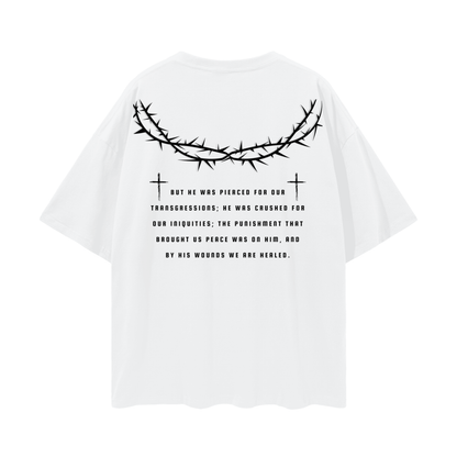 Isaiah 53:5 Oversize Drop-shoulder T-shirt